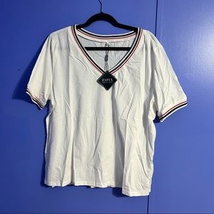 Brand new! Zaful White Tee 1X